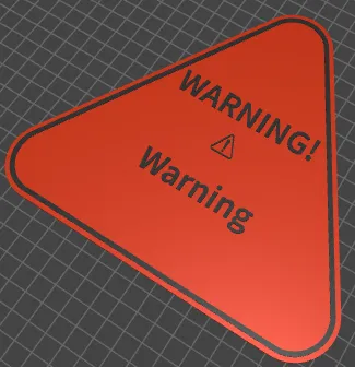 Warning Warning Sign