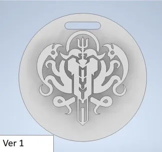 hololive myth keychain coin 