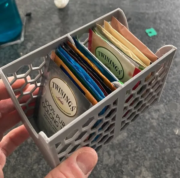 Rangement pour sachets de thé