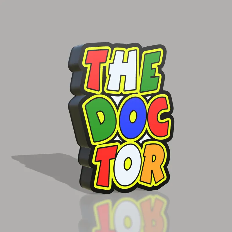 The Doctor Valentino Rossi 46 Light Box