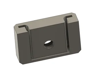 DIN Rail Endcaps for M6x12 Cap Screws