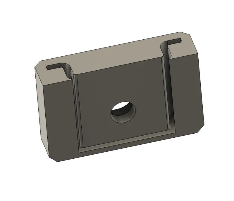 DIN Rail Endcaps for M6x12 Cap Screws