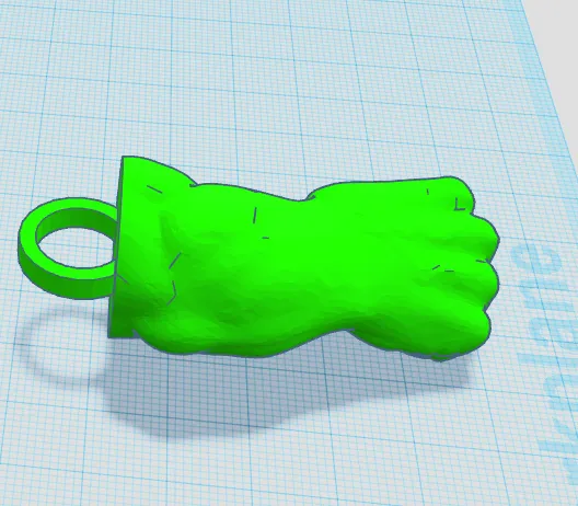 hulk first keychain