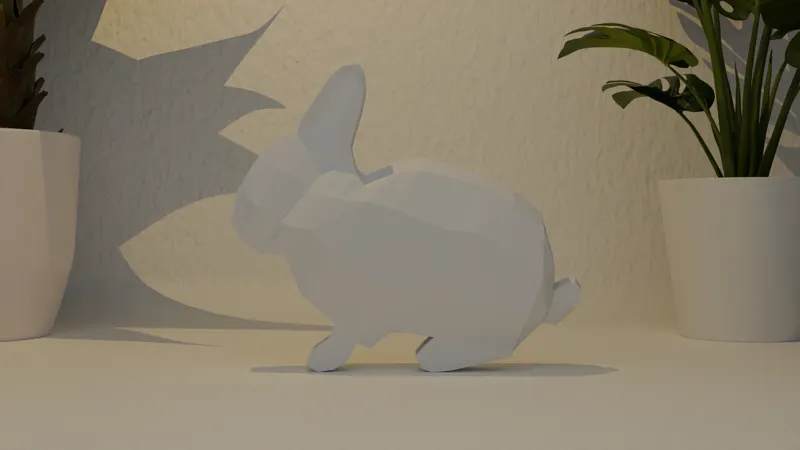 Low Poly Bunny 1