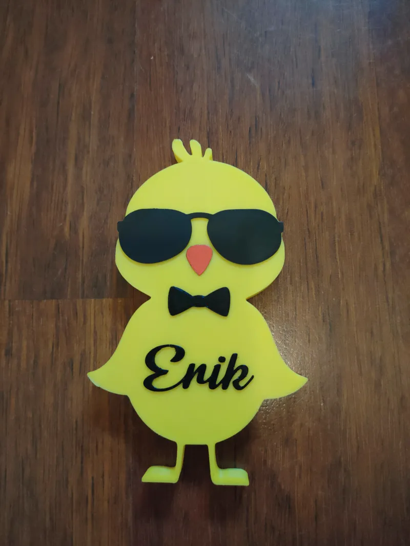 Chick with sunglasses