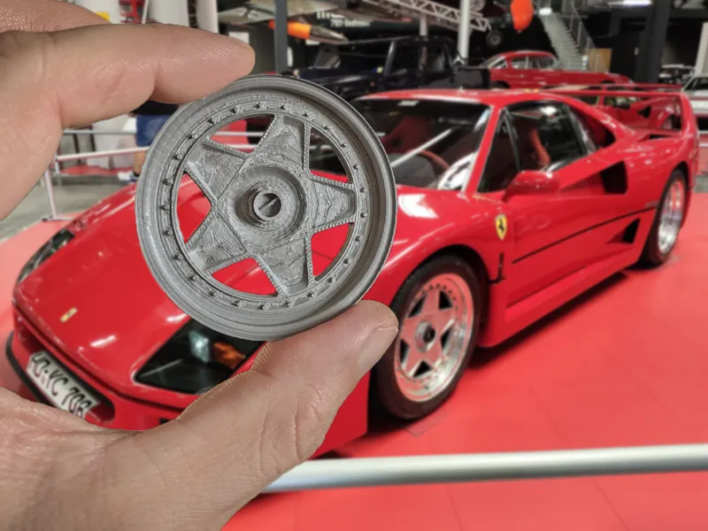 Ferrari F40 wheel for display