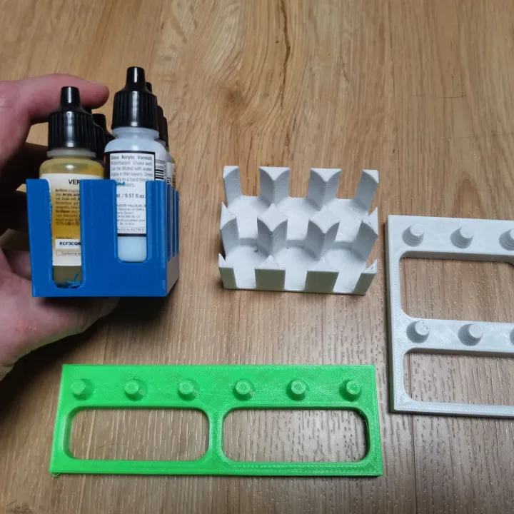 Modular Rack for Vallejo and ArmyPainter Colors