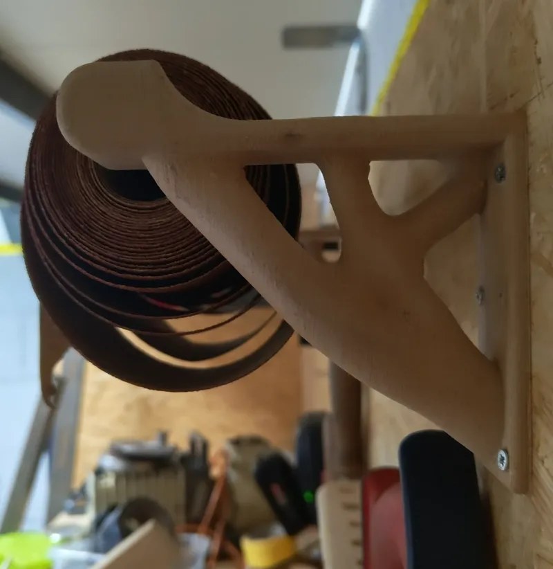 Organic sandpaper holder