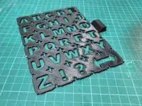 Pochoir alphabet — photo 1