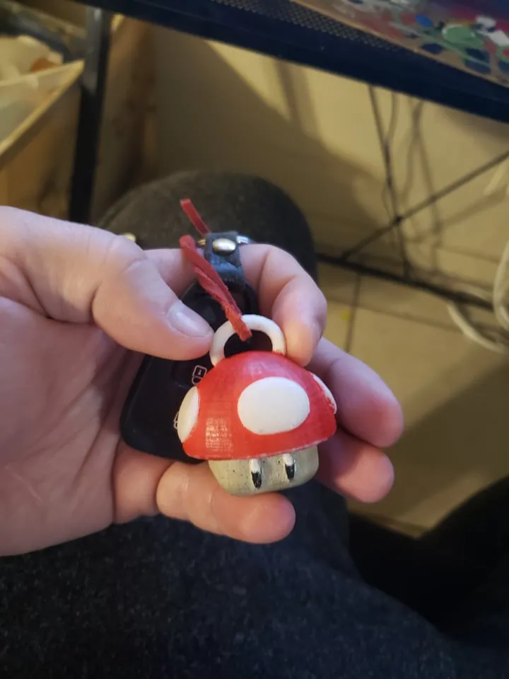 Mushroom Keychain