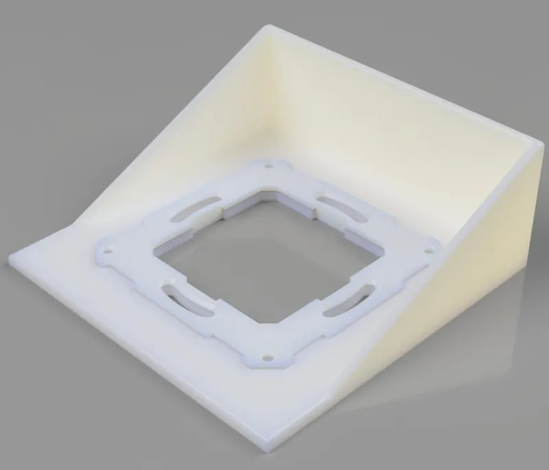 MDT mounting frame with hood
