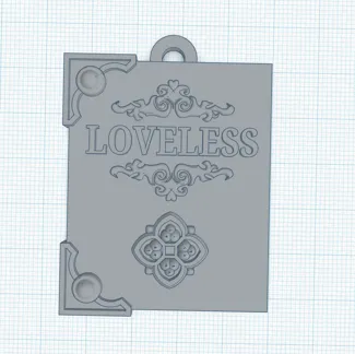 Loveless necklace piece