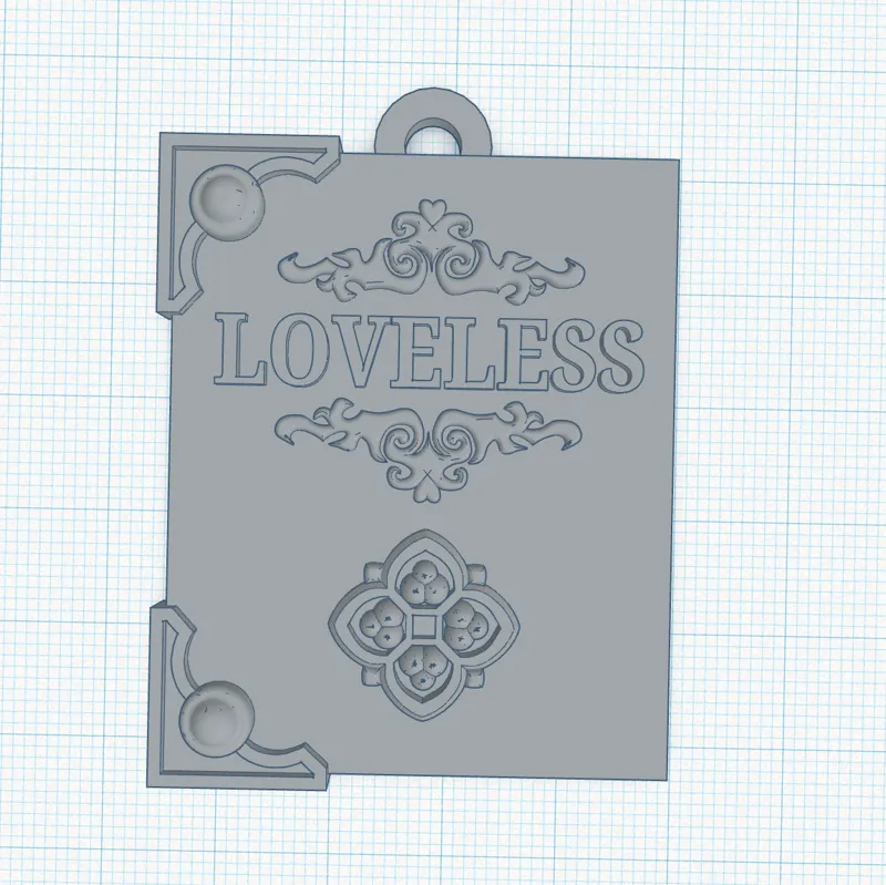 Loveless necklace piece