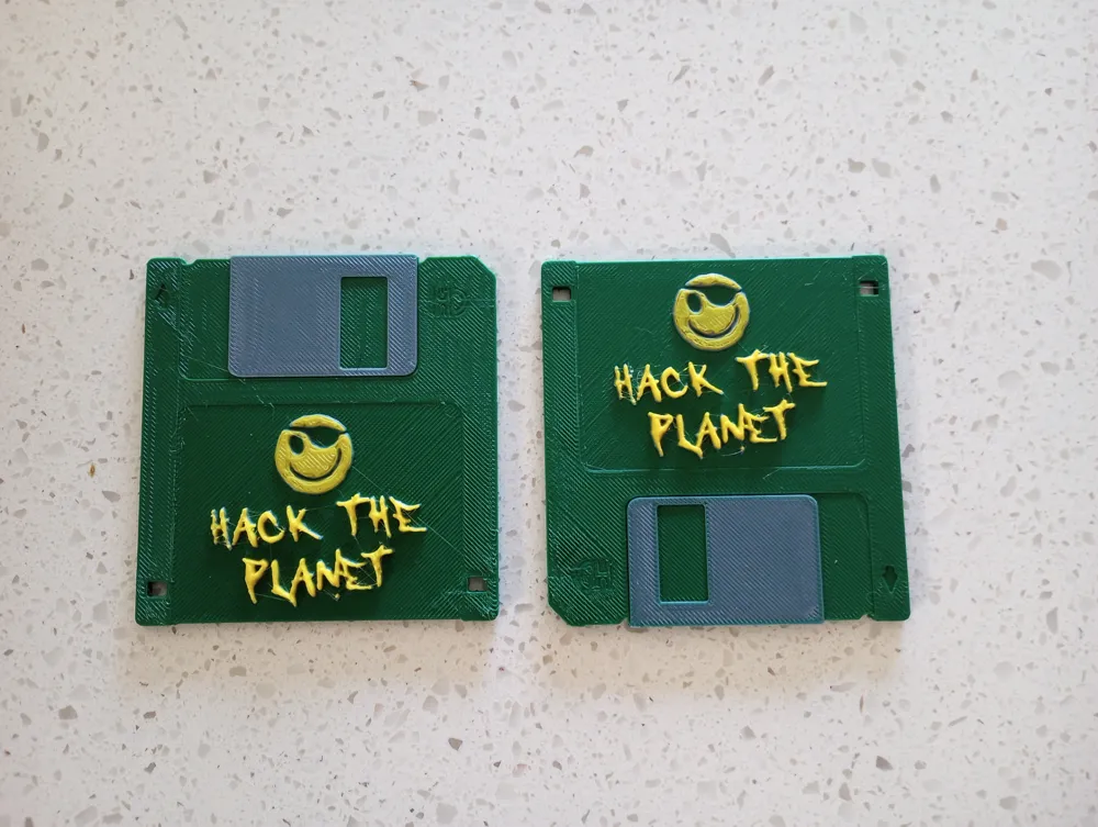 Hack The Planet Disk (Hacker 1995) by davidhagan224 - MakerWorld
