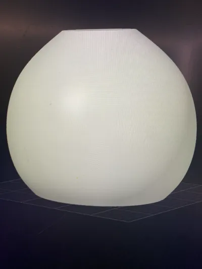 full rounded vase