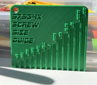 Vex Robotics Screw Size Guide