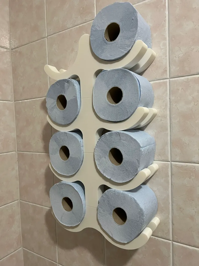 Modulable Toilet Paper Wall Holder