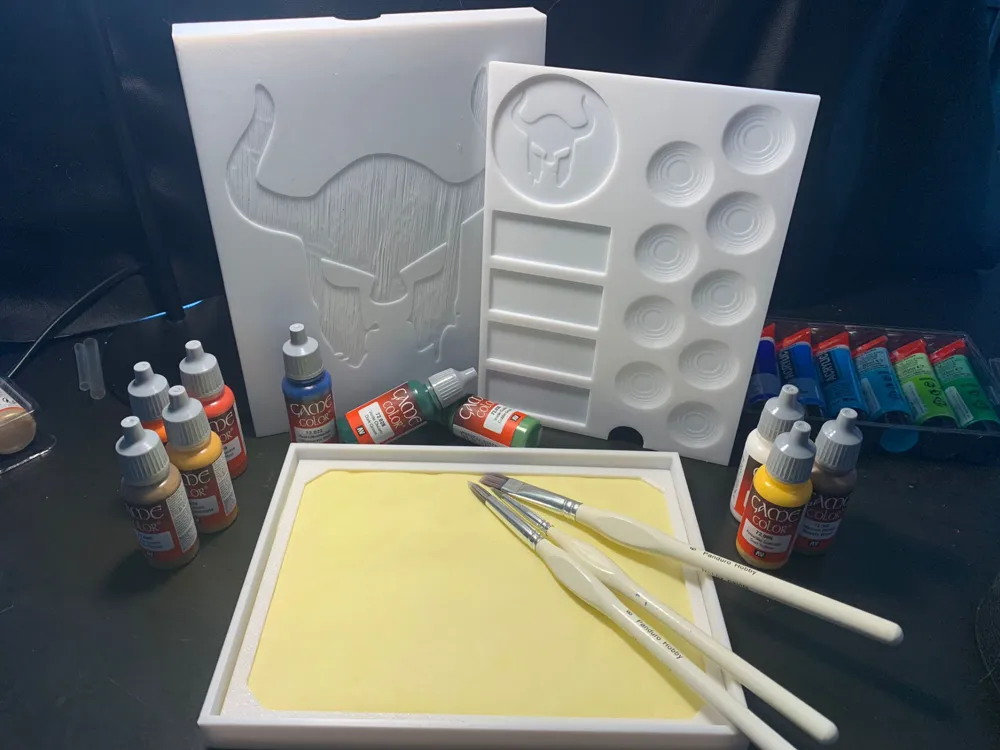 Wet palette XL by KENNETHSHAWN1986 - MakerWorld