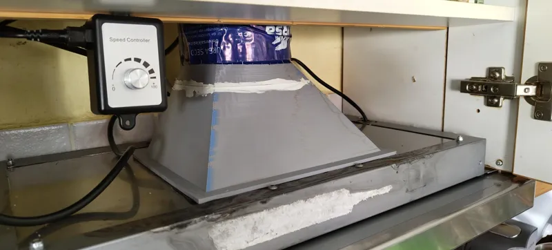 Extractor hood reduction