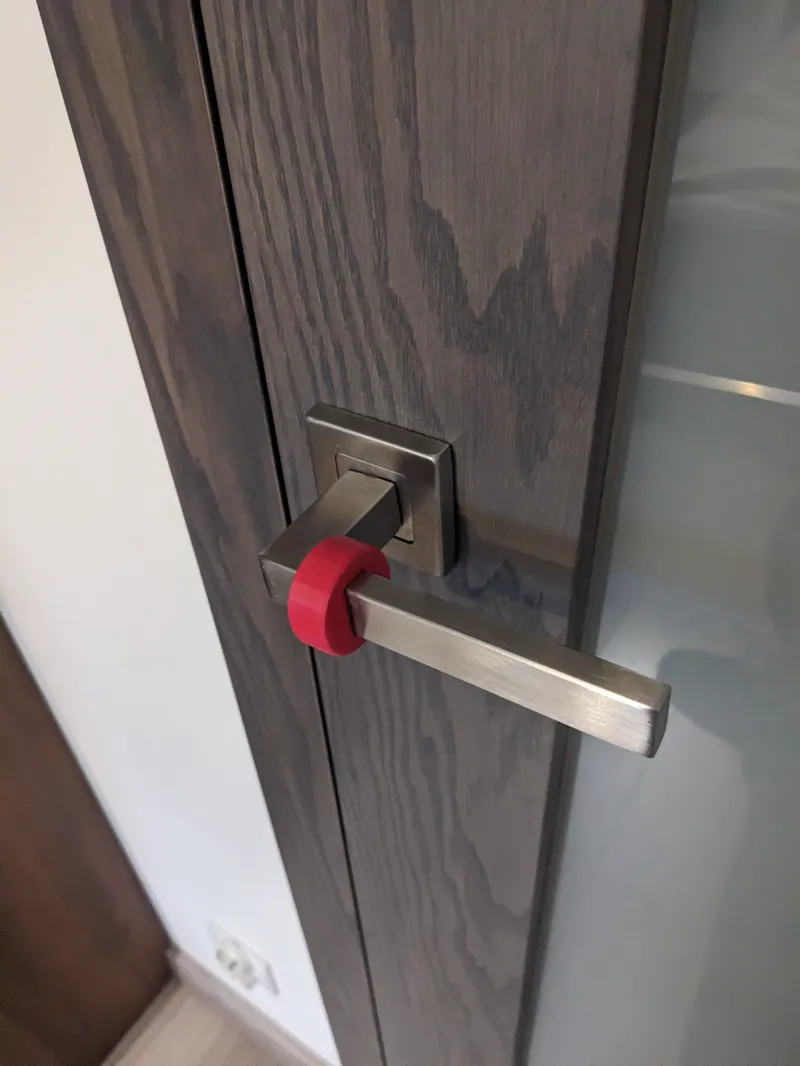 Door handle wall protector