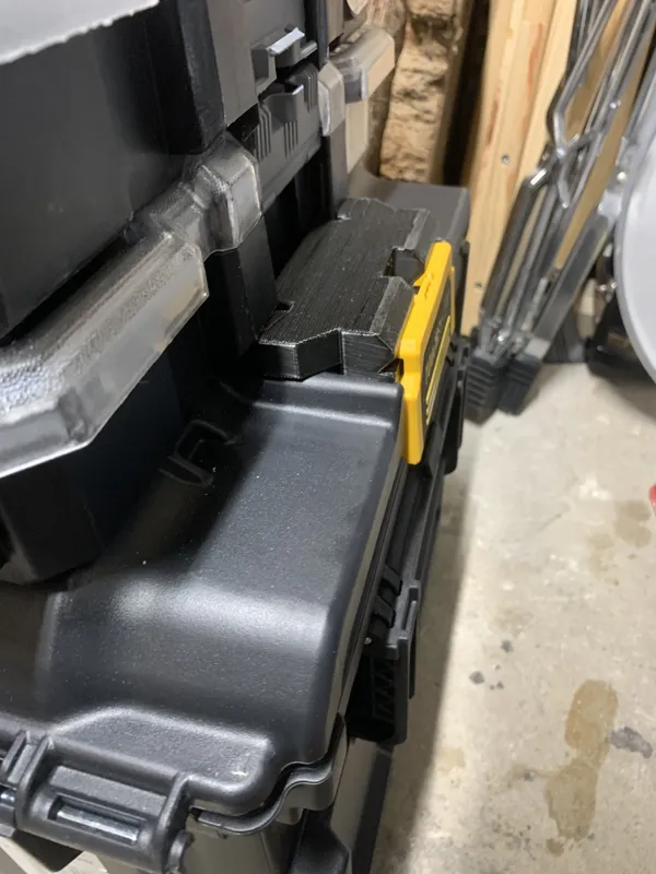 Tough system to stanley pro organizer bracket