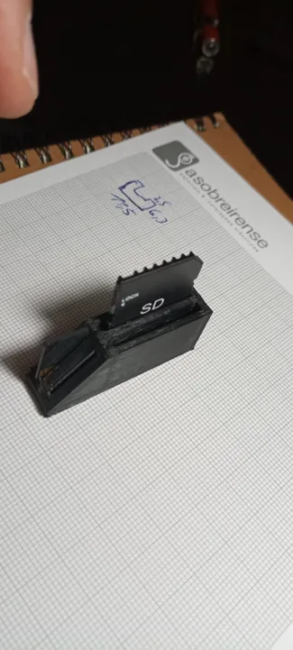 Parametric SD/MicroSD Card holder