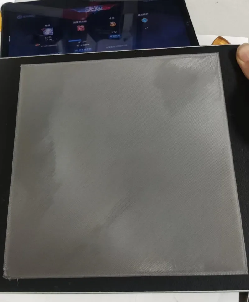A1mini 180*180*0.4mm全覆盖粘板测试（0.2打两层）