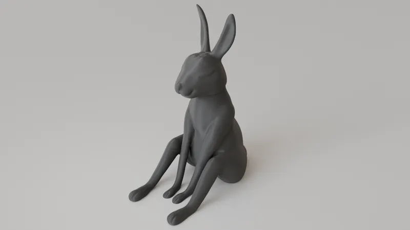 Easter bunny - sit