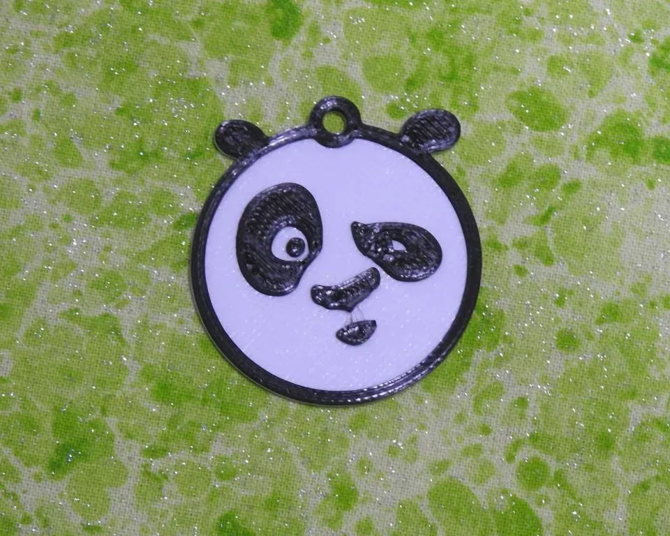 Kung Fu Panda keychain by DesignGeek MakerWorld
