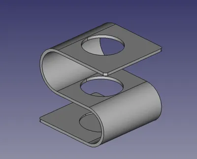 Toothbrush / pen Holder 3d One Hole