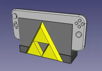 Simple Zelda Themed Switch Dock Stand