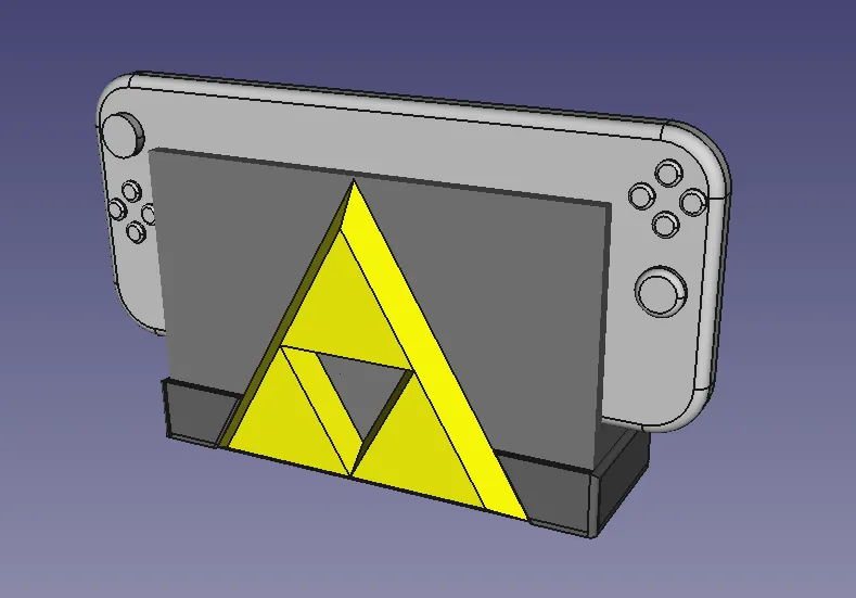 Simple Zelda Themed Switch Dock Stand