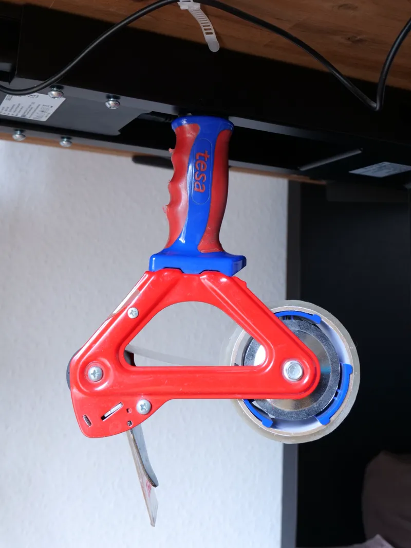 magnetic holder for Tesa Packaging tape dispenser