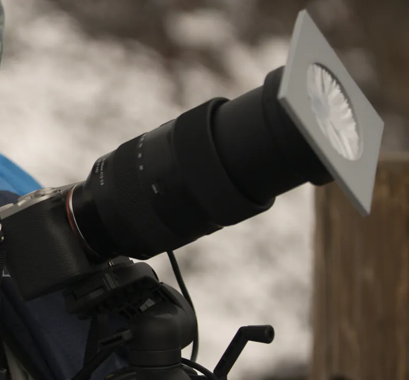 Baader solar filter holder for camera lens