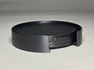 Basic coaster with holder