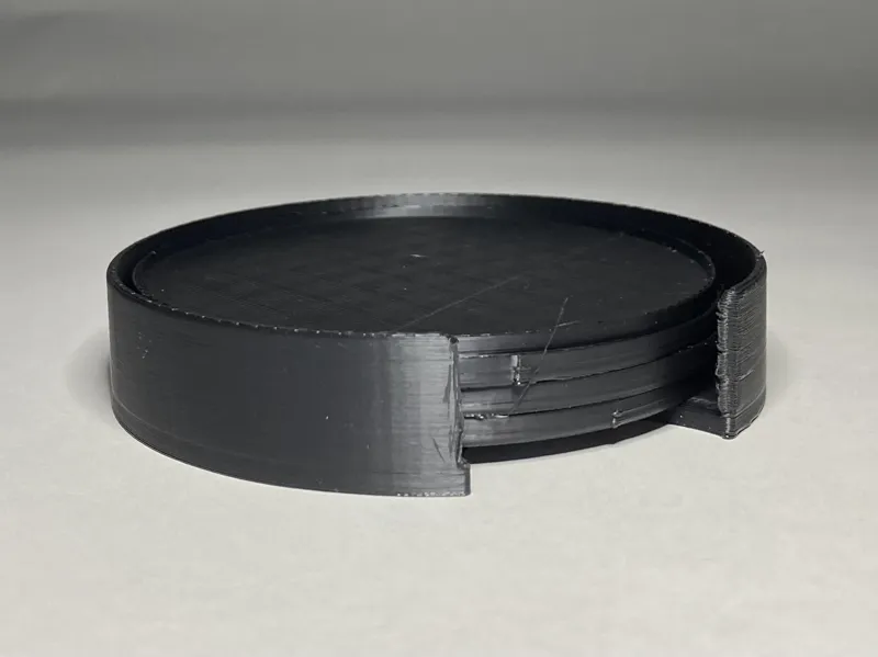 Basic coaster with holder