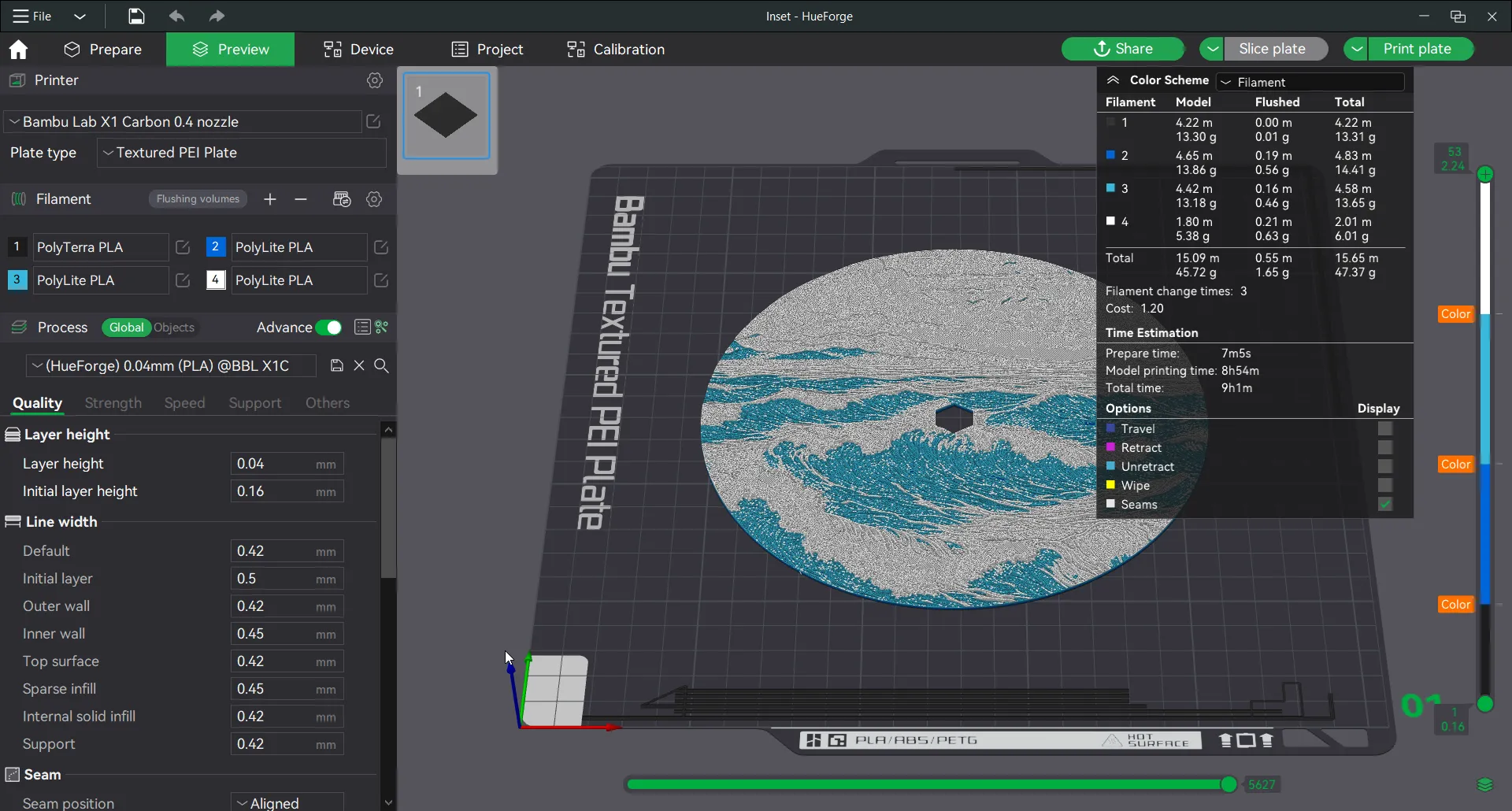 Customizable Wall Clock (Clock Components Kit 011) - Free 3D Print ...