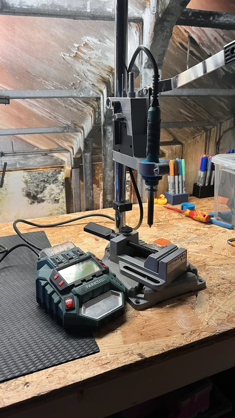 Heatset Insert Press Parkside Drill Press