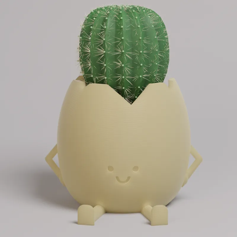 Cute Egg flowerpot / penholder