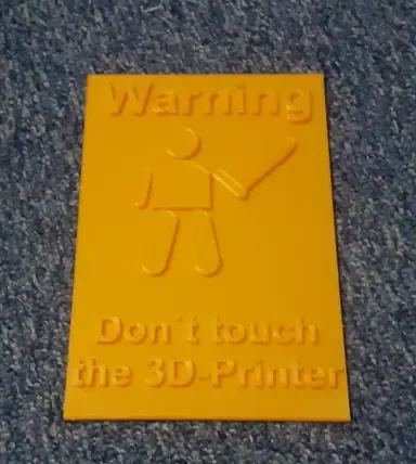 warning