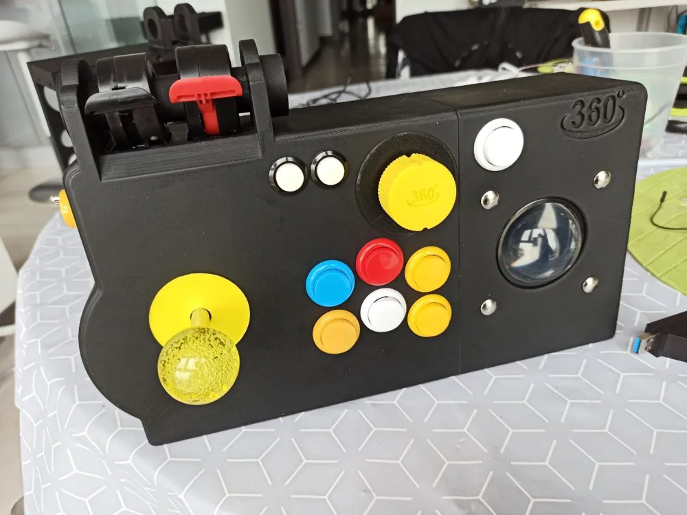 Arcade Joystick Trackball Spinner by SrRubio MakerWorld