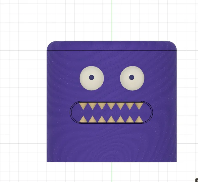 Monster q-tip holder