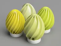 Œuf de Pâques décoratif à socle — photo 1