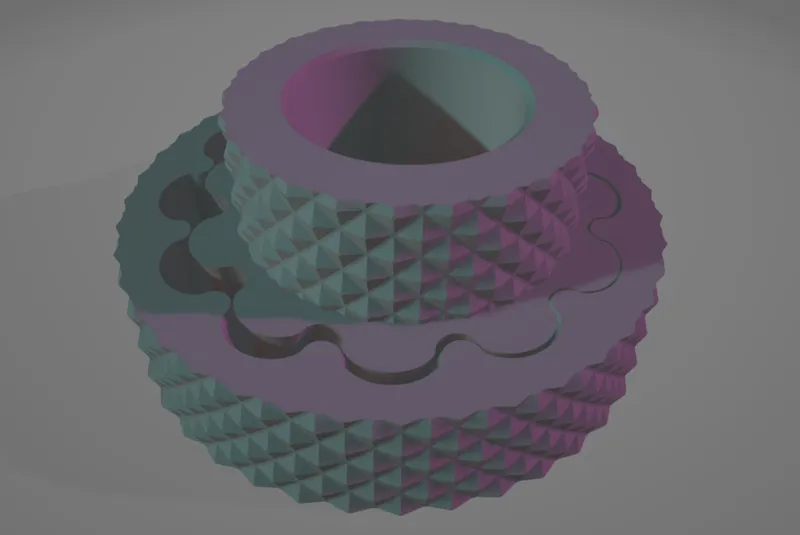 cycloid fidget print in place