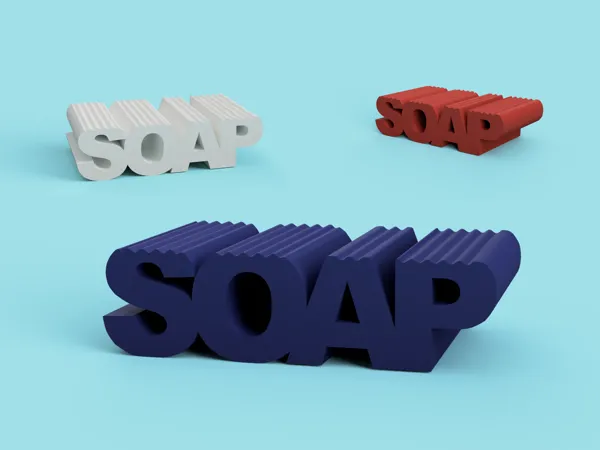 Porte-savon lettres « SOAP »