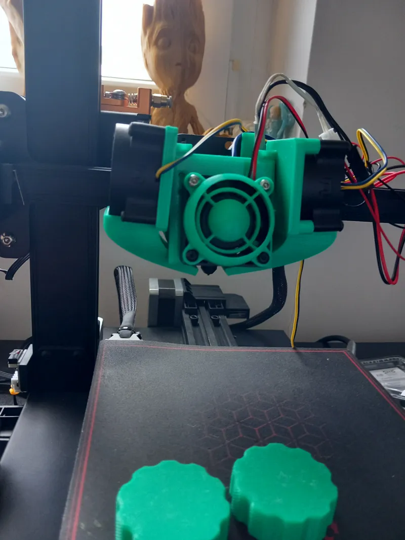 Ender 2 pro fan duct upgrade