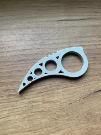 Porte-clés fidget façon karambit — photo 1