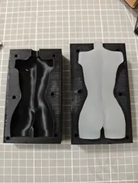 Moule en silicone forme corps humain — photo 1