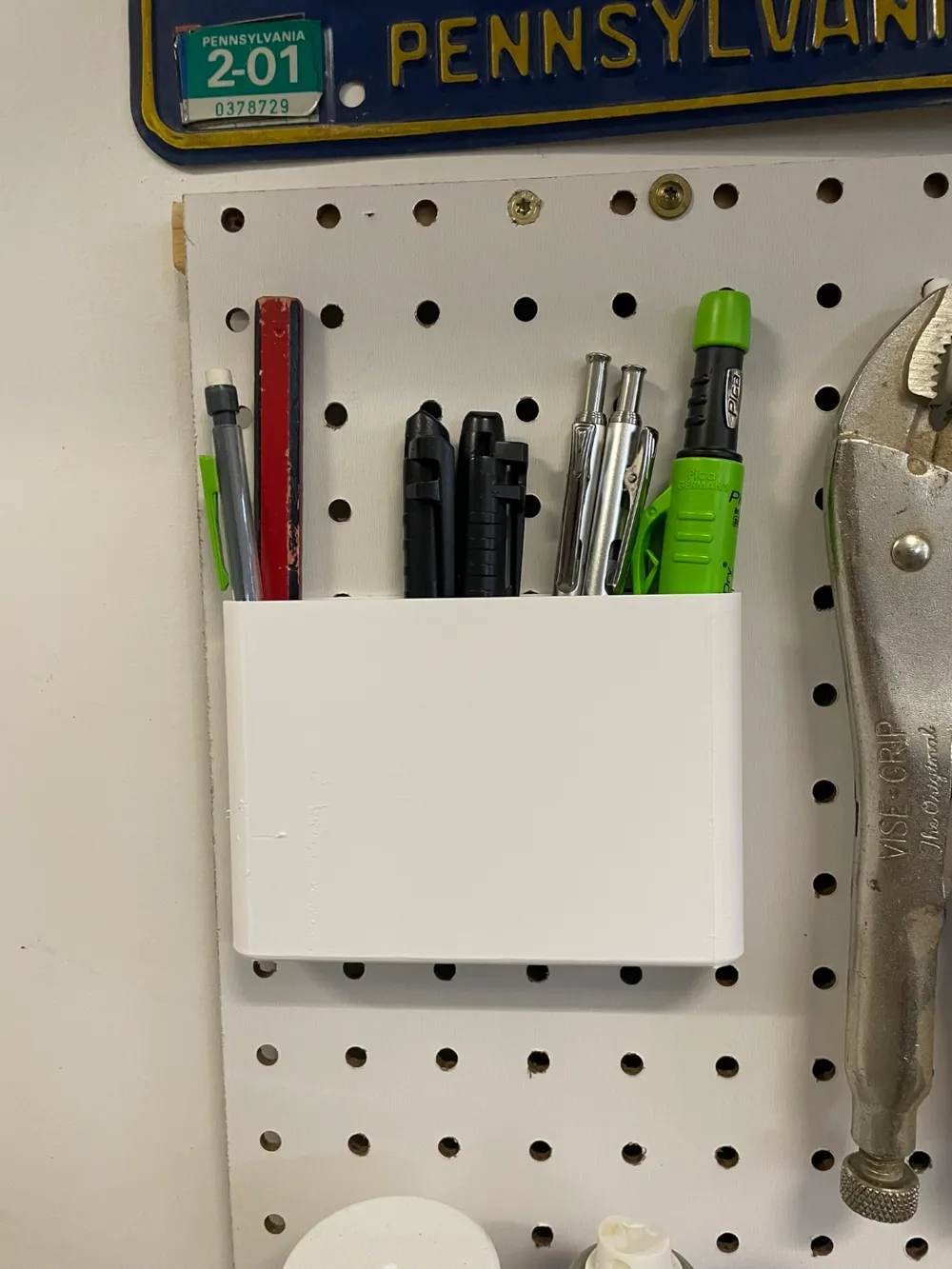 Pegboard Pencil Holder fits Pica Pencil by IMakeTP MakerWorld