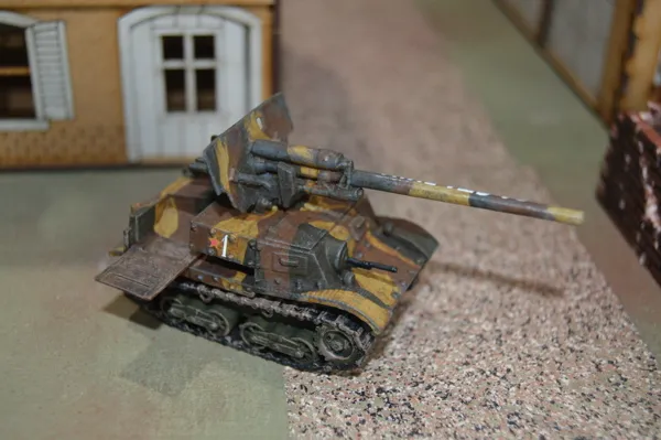 Chasseur de chars soviétique ZiS-30, échelle 28mm - WW2
